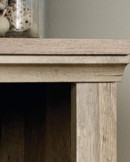 Sauder Miscellaneous Storage 3-Shelf Bookcase/ Book Shelf, Lintel Oak finish - LeafyLoom
