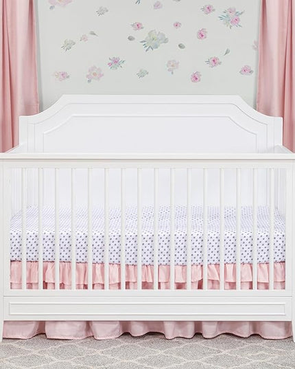 DaVinci Chloe Regency 4-in-1 Convertible Crib in White Greenguard Gold Certified - LeafyLoom