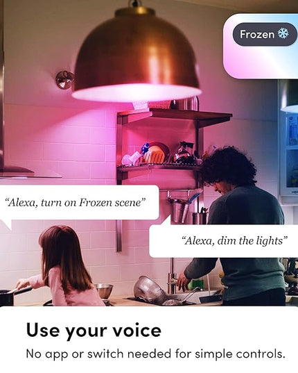 LIFX Color A19 800 lumens, Billions of Colors and Whites, Wi-Fi Smart LED Light Bulb, No Bridge Required, Works with Alexa, Hey Google, HomeKit and Siri (2-Pack) LIFX