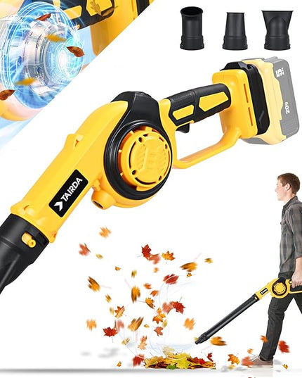 Cordless Leaf Blower for Dewalt 20V Max Battery (NO Battery), 200MPH Mini Leaf Blower with 3 Variable Speed, Electric Handheld Leaf Blower for Yard Care,Patio,Porch,Workbench Clean (Bare Tool) - LeafyLoom