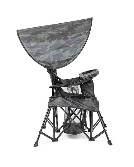 Baby Delight Go with Me Venture Portable Chair | Indoor and Outdoor | Sun Canopy | 3 Child Growth Stages | Carbon Camo - LeafyLoom