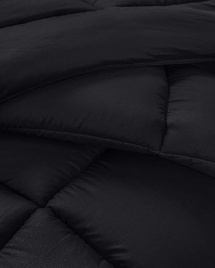 Utopia Bedding Twin Comforter Set Kids with 1 Pillow Sham, Bedding Comforter Sets, Down Alternative Black Comforter, Soft and Comfortable, Machine Washable - LeafyLoom