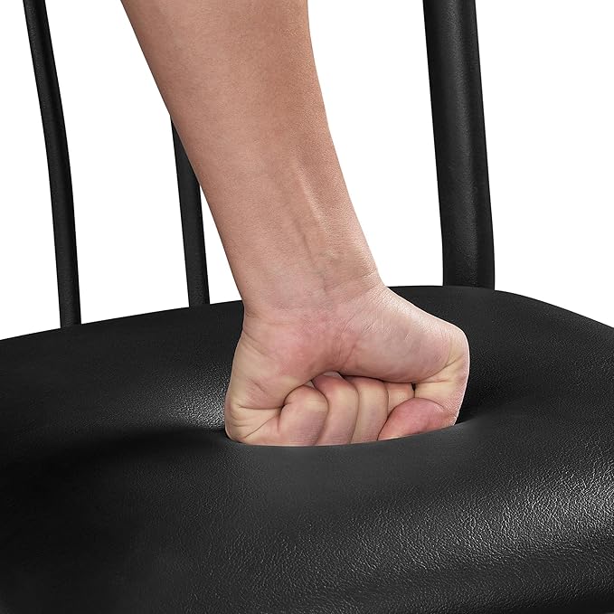 Yaheetech 3-Piece Dining Table Set, Counter Height Bar Table Set for 2, Compact Kitchen Table Set with 3-layer Side Storage Shelf for Kitchen Small Space, Black/Gray - LeafyLoom