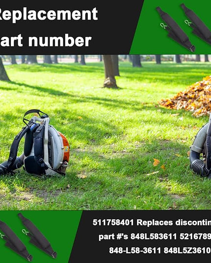 4 Pack 511758401 Leaf Blower Shoulder Straps for RedMax EBZ8500RH EB4401 EB4300 EBZ8500 EBZ8050RH EBZ8050 EBZ8001RH EBZ8001 EBZ7500RH EBZ7500 EBZ6500RH EBZ6500 EBZ8000 - LeafyLoom