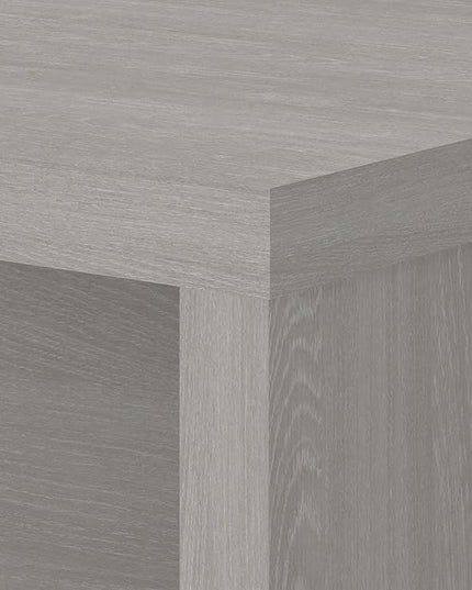 Bush Business Furniture Echo Desk Return/Bridge, Gray Sand - LeafyLoom