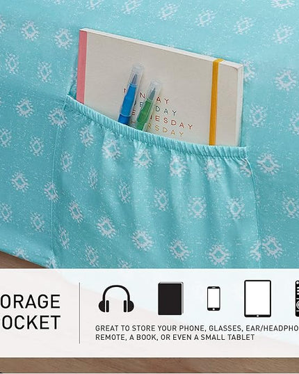 Degrees of Comfort Full Size Coral Comforter Sets for Girls, Boho Mandala Bed in A Bag with sheet, Microfiber Bed Set with Side Pockets, Matching Decorative Pillow, 8 Piece - LeafyLoom
