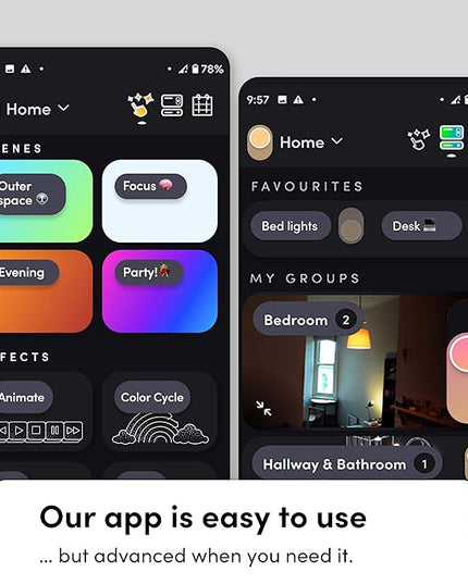 LIFX Color A19 800 lumens, Billions of Colors and Whites, Wi-Fi Smart LED Light Bulb, No Bridge Required, Works with Alexa, Hey Google, HomeKit and Siri (2-Pack) LIFX