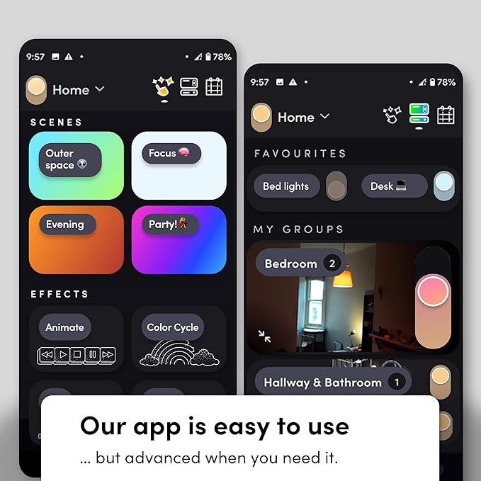 LIFX Color A19 800 lumens, Billions of Colors and Whites, Wi-Fi Smart LED Light Bulb, No Bridge Required, Works with Alexa, Hey Google, HomeKit and Siri (2-Pack) LIFX