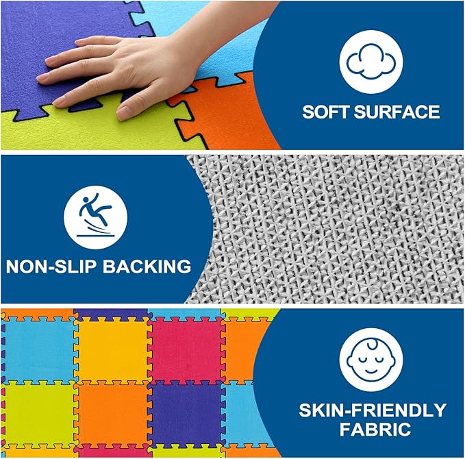 LIVEBOX Elementary Classroom Kids Rug, Washable School Learning Area Rugs, Colorful Preschool Children's Classroom Carpet Non-Slip Alphabet Mat for Home Learning,13'x7'5"(Seats-24) - LeafyLoom