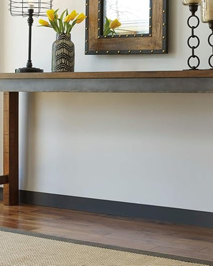 Signature Design by Ashley Furniture Torjin Urban Counter Height Dining Room Table, Two-tone Brown - LeafyLoom
