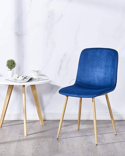 NicBex Haerin-SD-00381-LWJ Dining Chairs, 22.8"x17.7"x33.5", Blue - LeafyLoom