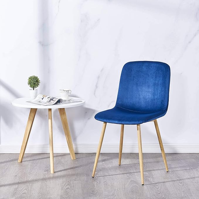 NicBex Haerin-SD-00381-LWJ Dining Chairs, 22.8"x17.7"x33.5", Blue - LeafyLoom