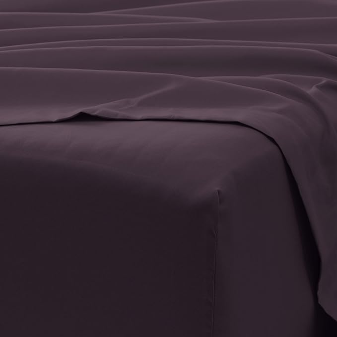 Linen Market Bed Sheets for Twin Size Bed (Purple) - Sleep Better Than Ever with These Soft and Cooling Twin Sheets - Deep Pocket Fits 16" Thick Beds - 3 Piece Twin Sheet Set - LeafyLoom
