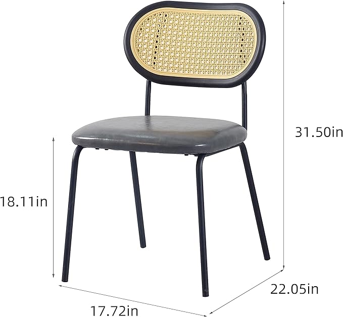 NicBex Haerin-SD-00365-LWJ Dining Chairs, 22.1"x17.7"x31.5", Light Gray - LeafyLoom