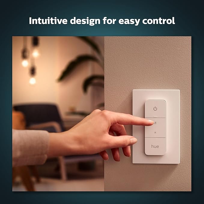 Philips Hue Gradient Signe Table Lamp, Compatible with Alexa & Smart Dimmer Switch with Remote, White - 1 Pack PhilipsHue