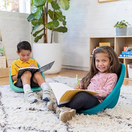 ECR4Kids Leaf Floor Seat, Rocker Chair, Contemporary, 6-Piece - LeafyLoom