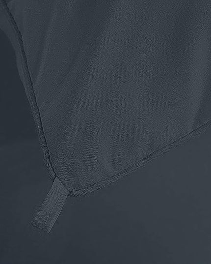 Utopia Bedding All Season 250 GSM Comforter - Soft Down Alternative Comforter - Plush Siliconized Fiberfill Duvet Insert - Box Stitched (King/Cal King, Gray) - LeafyLoom