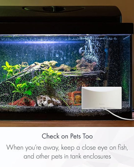 Panasonic HomeHawk Window Home Monitoring Camera for Outdoor Monitoring, Mounts to Inside Window, Color Night Vision, Wide Angle, 24/7 Full HD Recording, Person Detection, Alexa Compatible KX-HNC500 Panasonic
