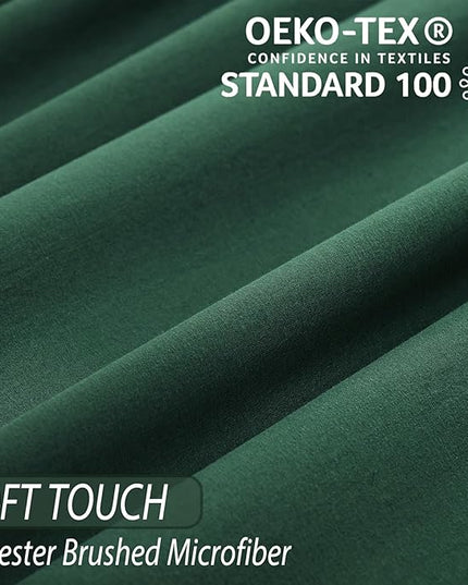 Full Sheet Set - 4 Piece Soft Breathable Bed Sheets for Full Size Bed, Extra Deep Pocket Lxuury Brushed Sheets, Cooling Hotel Bedding Sheets and Pillowcases, Wrinkle Free Oeko-Tex Sheets - LeafyLoom
