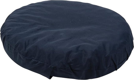 DMI 16-inch Convoluted Molded Foam Ring Donut Pillow Seat Cushion for Hemorrhoids, Back Pain, Tailbone Relief Cushion, Navy - LeafyLoom