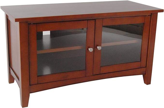 Alaterre Furniture Alaterre Shaker Cottage TV Stand, 36-Inch, Cherry - LeafyLoom