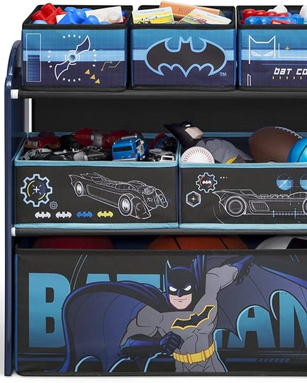Delta Children Design & Store 6 Bin Toy Storage Organizer, Batman - LeafyLoom