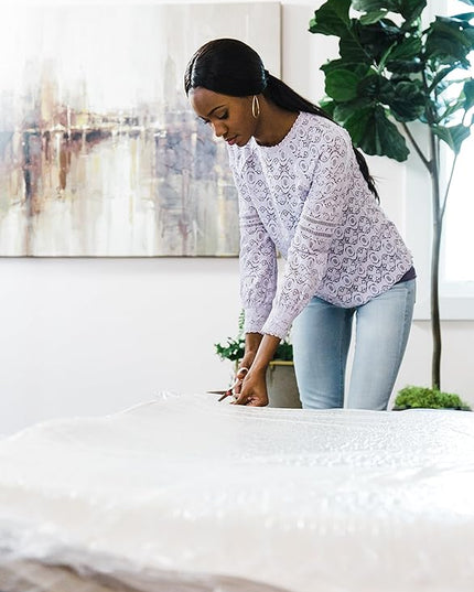 Signature Design by Ashley King Size Chime 12 Inch Medium Firm Memory Foam Mattress with Green Tea & Charcoal Gel - LeafyLoom