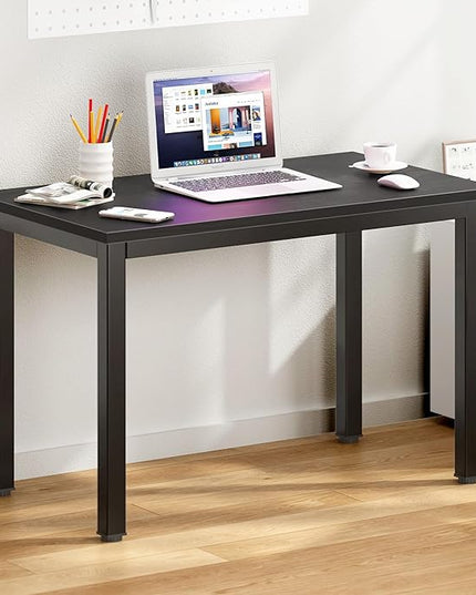 DlandHome 31.5 inches Small Computer Desk,Writing Table for Small Spaces Study Table Student Laptop Desk Black - LeafyLoom