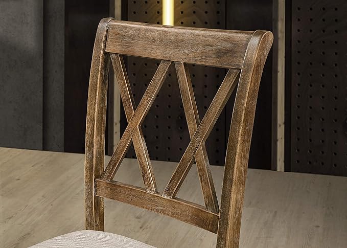 NicBex Haerin-SD-00149-LWJ Dining Chairs, 20"x19"x38", Brown - LeafyLoom