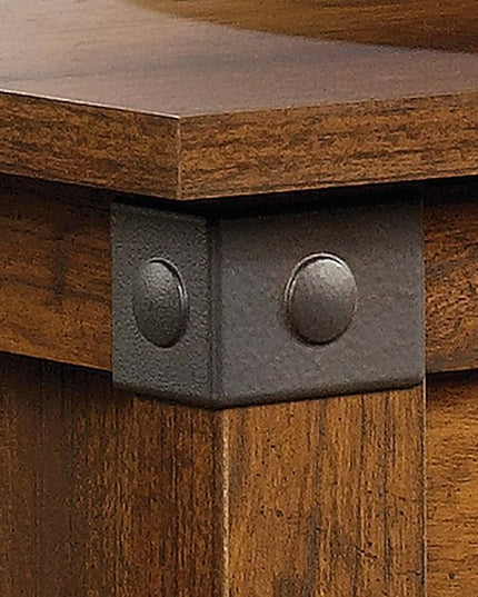 Sauder Carson Forge Lift-Top Coffee Table, Washington Cherry finish - LeafyLoom