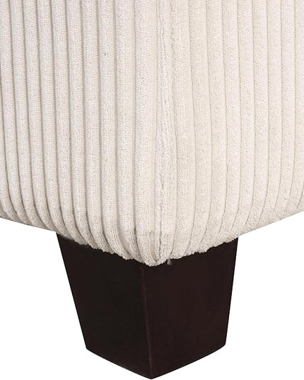 Removable comfortable Pieces Convertible Modular Sectional Movable Ottoman,Large L Shaped Corner Reversible Chaise and Waist Pillows, 5-Seat Oversized Cloud Sofas & Couches, Beige-C - LeafyLoom