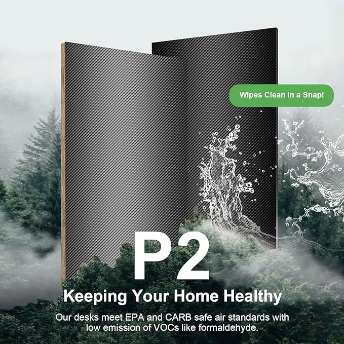 GTRACING GTP210-RGB Gaming desk, 55 inch, RGB - LeafyLoom