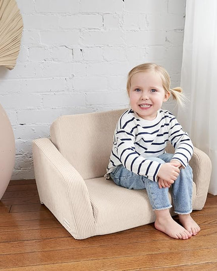ZICOTO Sturdy Toddler Chair and Couch - The Perfect Kids Sofa for Girls and Boys - Ideal Fold Out Sofa Chairs to Give Your Kids a Safe and Fun Place to Sit - LeafyLoom