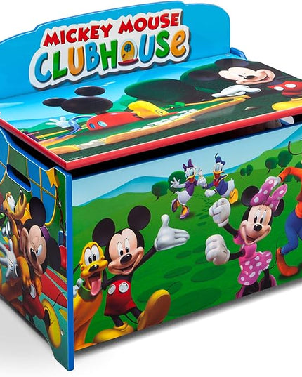 Delta Children Deluxe Toy Box, Disney Mickey Mouse - LeafyLoom