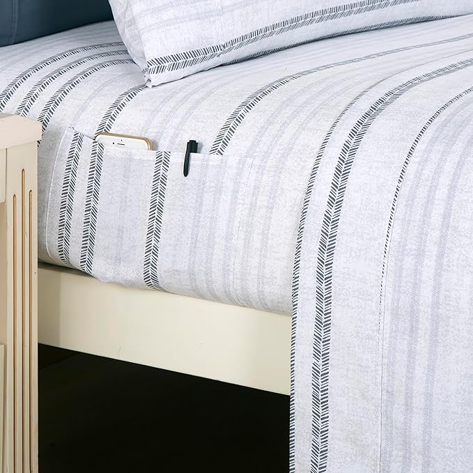 Elegant Comfort Softest and Coziest 6-Piece Sheet Set - 1500 Premium Hotel Quality Microfiber - Deep Pocket, Wrinkle Resistant 6-Piece Floral Bed Sheet Set, Full, Traci Gray - LeafyLoom