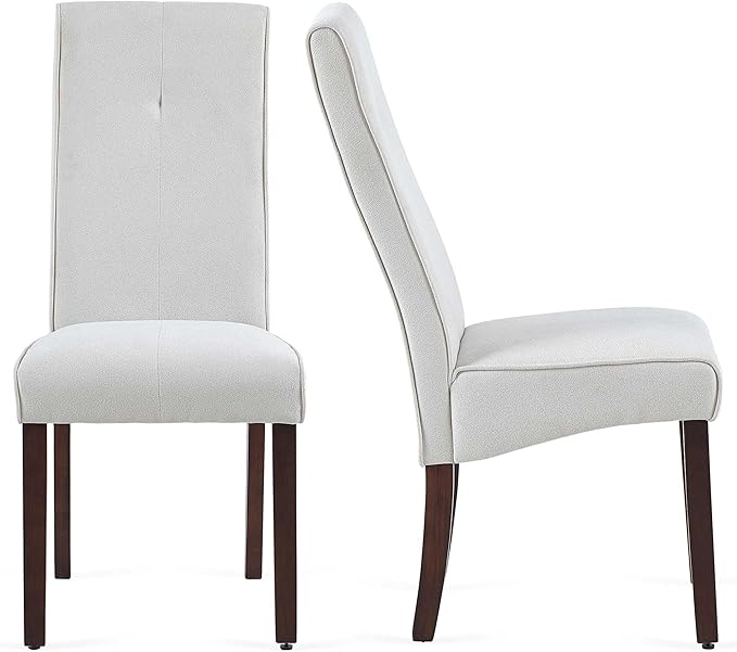 NicBex Haerin-SD-00131-LWJ Dining Chairs, 17"x18.5"x40.2", Beige - LeafyLoom