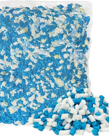 5 LBS Shredded Memory Foam Filling, Bean Bag Filler, Added Gel Particles Comfortable and Soft,Very Suitable for Filling Bean Bags, Pillows,Dog beds, Couch Cushion - LeafyLoom