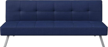 Serta Rane Futon, Navy Blue - LeafyLoom