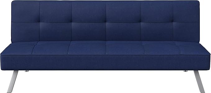 Serta Rane Futon, Navy Blue - LeafyLoom