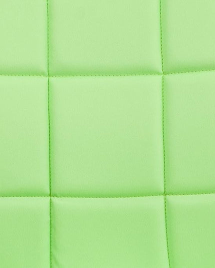 Flash Furniture Clayton Mid-Back Green Quilted Vinyl Swivel Task Office Chair - LeafyLoom