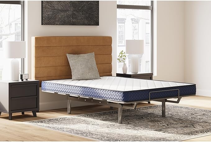 Signature Design by Ashley King Size Medium Firm 6 Inch Memory Foam Mattress with Breathable Quilted Cover - LeafyLoom