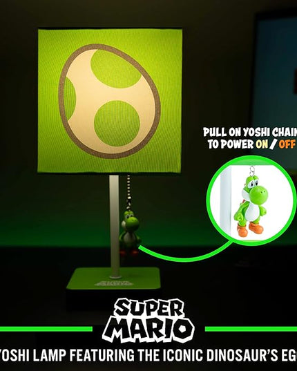 Paladone Super Mario Yoshi Lamp Officially Licensed Nintendo Room Decor Night Light - LeafyLoom