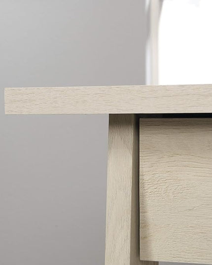 Sauder Trestle Executive Trestle Desk, Chalked Chestnut finish - LeafyLoom