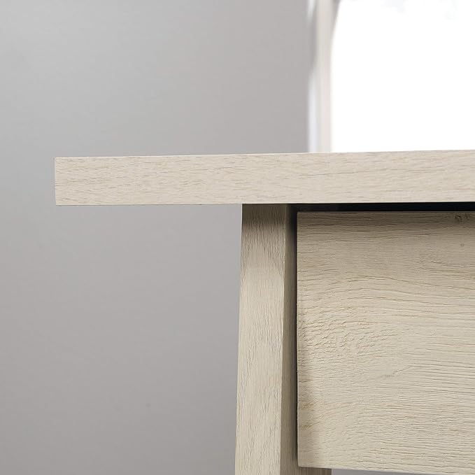 Sauder Trestle Executive Trestle Desk, Chalked Chestnut finish - LeafyLoom