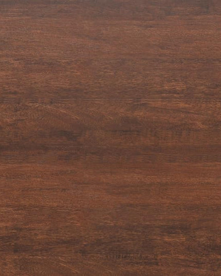 SIMPLIHOME Hunter SOLID MANGO WOOD and Metal Rectangle Industrial Table for The Dining Room, 66 inch, Umber Brown - LeafyLoom