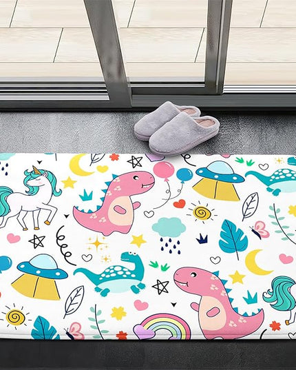 Dinosaur Rugs for Boys Bedroom - Dinosaur Room Decor for Boys Kids Area Rug Dinosaur Rug Boys Rugs for Bedroom Dinosaur Carpet Rugs Kids Play Rugs Cute Cartoon Dinosaur Decor,2'×3' - LeafyLoom