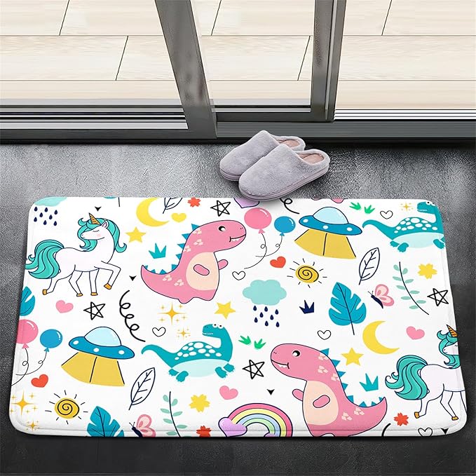 Dinosaur Rugs for Boys Bedroom - Dinosaur Room Decor for Boys Kids Area Rug Dinosaur Rug Boys Rugs for Bedroom Dinosaur Carpet Rugs Kids Play Rugs Cute Cartoon Dinosaur Decor,2'×3' - LeafyLoom