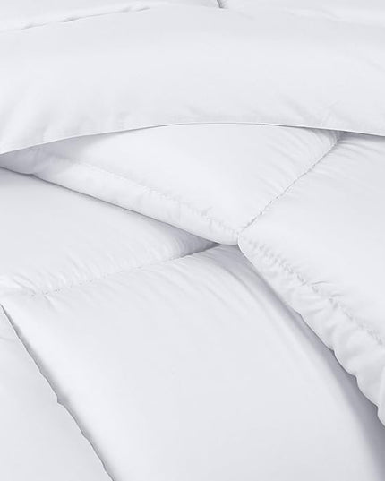 Utopia Bedding Twin Comforter Set Kids with 1 Pillow Sham, Bedding Comforter Sets, Down Alternative White Comforter, Soft and Comfortable, Machine Washable - LeafyLoom