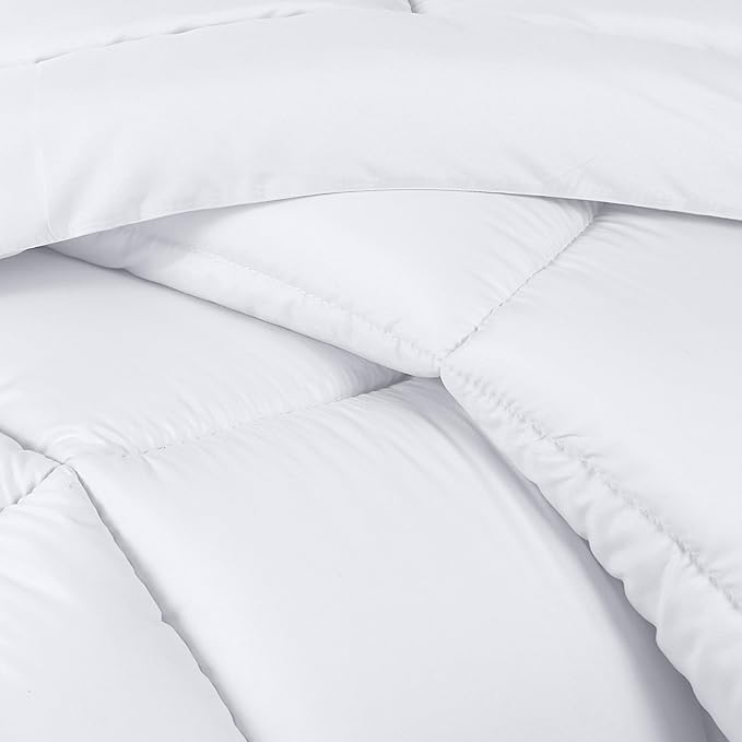 Utopia Bedding Twin Comforter Set Kids with 1 Pillow Sham, Bedding Comforter Sets, Down Alternative White Comforter, Soft and Comfortable, Machine Washable - LeafyLoom