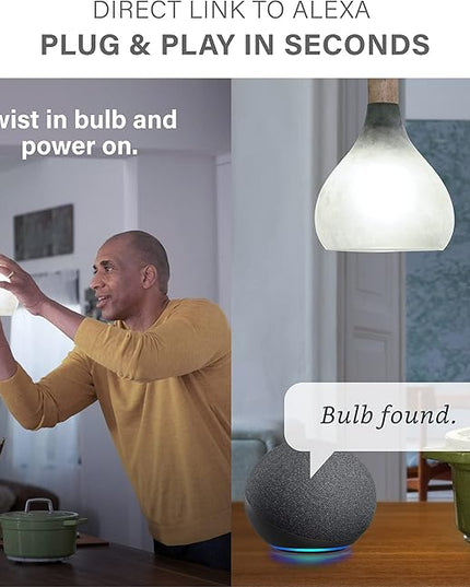 Sengled Alexa Light Bulb, S1 Auto Pairing with Alexa Devices, Smart Light Bulbs That Work with Alexa, Bluetooth Mesh Smart Home Lighting, Daylight 5000K, E26 60W Equivalent, 800LM, 3-Pack Sengled
